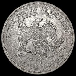 1877-S Silver Trade Dollar CLOSELY UNCIRCULATED