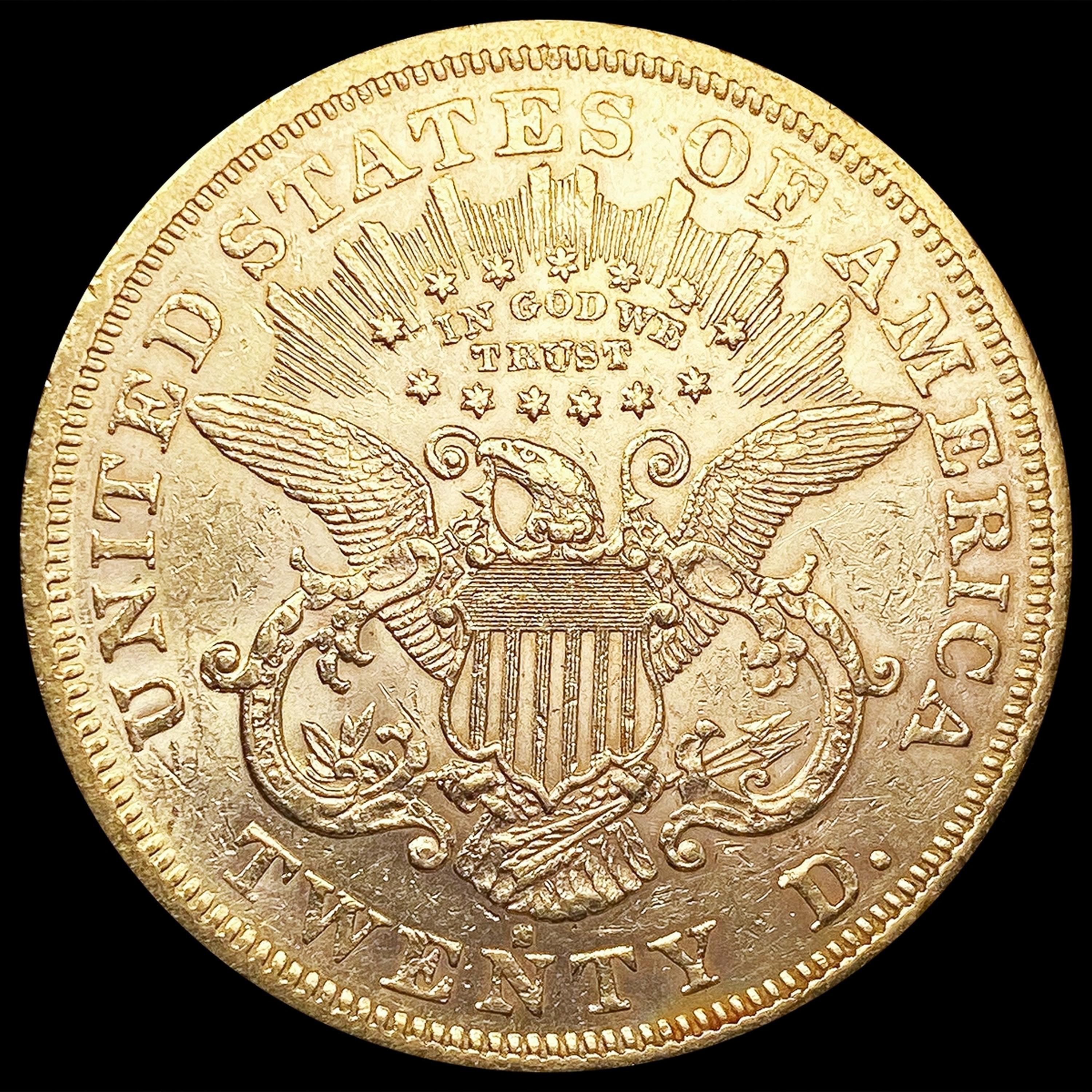 1872-S $20 Gold Double Eagle UNCIRCULATED