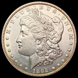 1892 Morgan Silver Dollar CLOSELY UNCIRCULATED