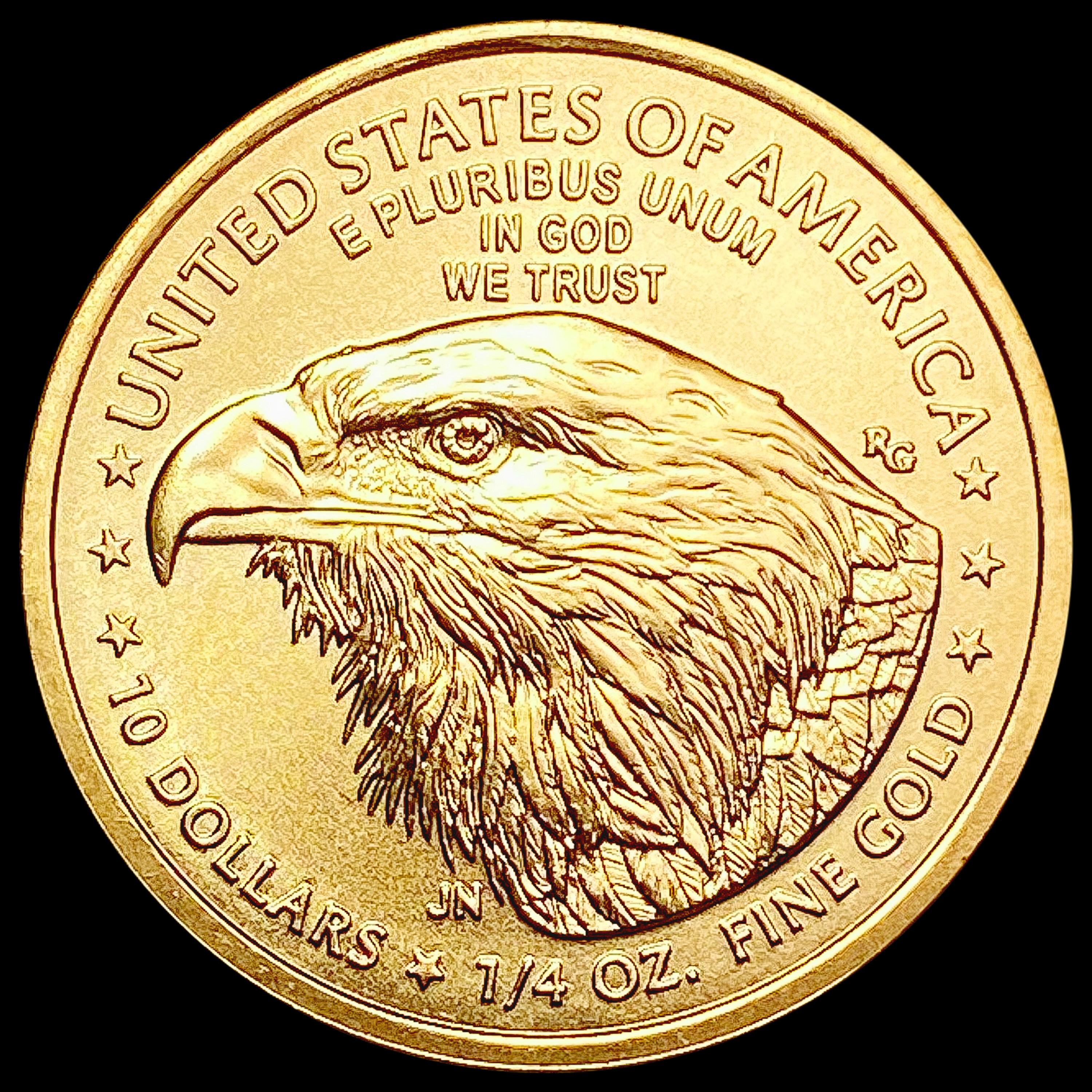 2023 $10 American Gold Eagle 1/4oz Gold SUPERB GEM