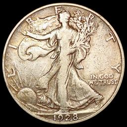 1928-S Walking Liberty Half Dollar LIGHTLY CIRCULA