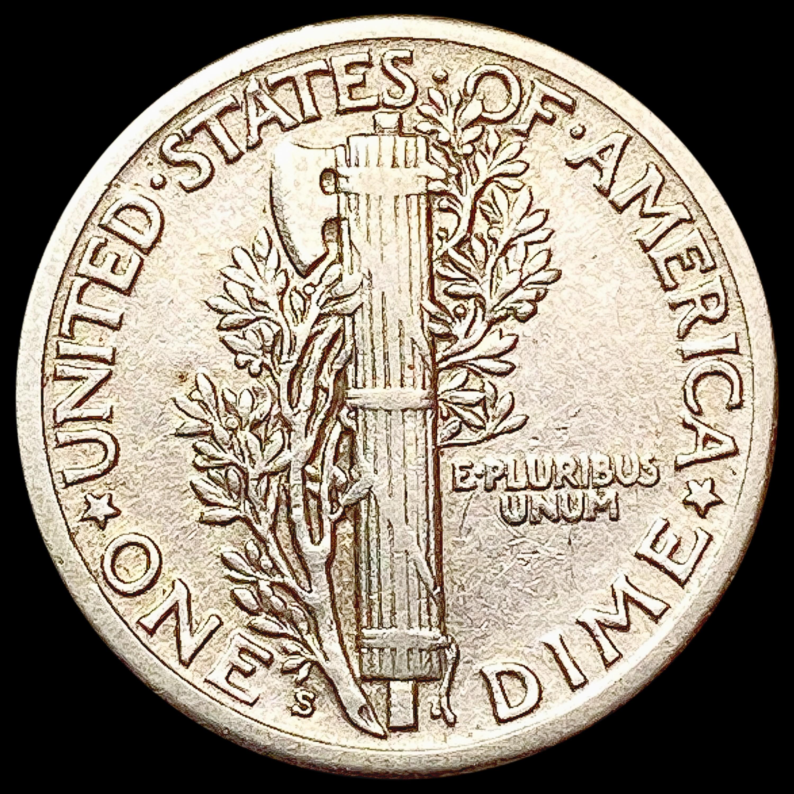 1924-S Mercury Dime CLOSELY UNCIRCULATED