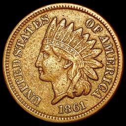 1861 Indian Head Cent NEARLY UNCIRCULATED