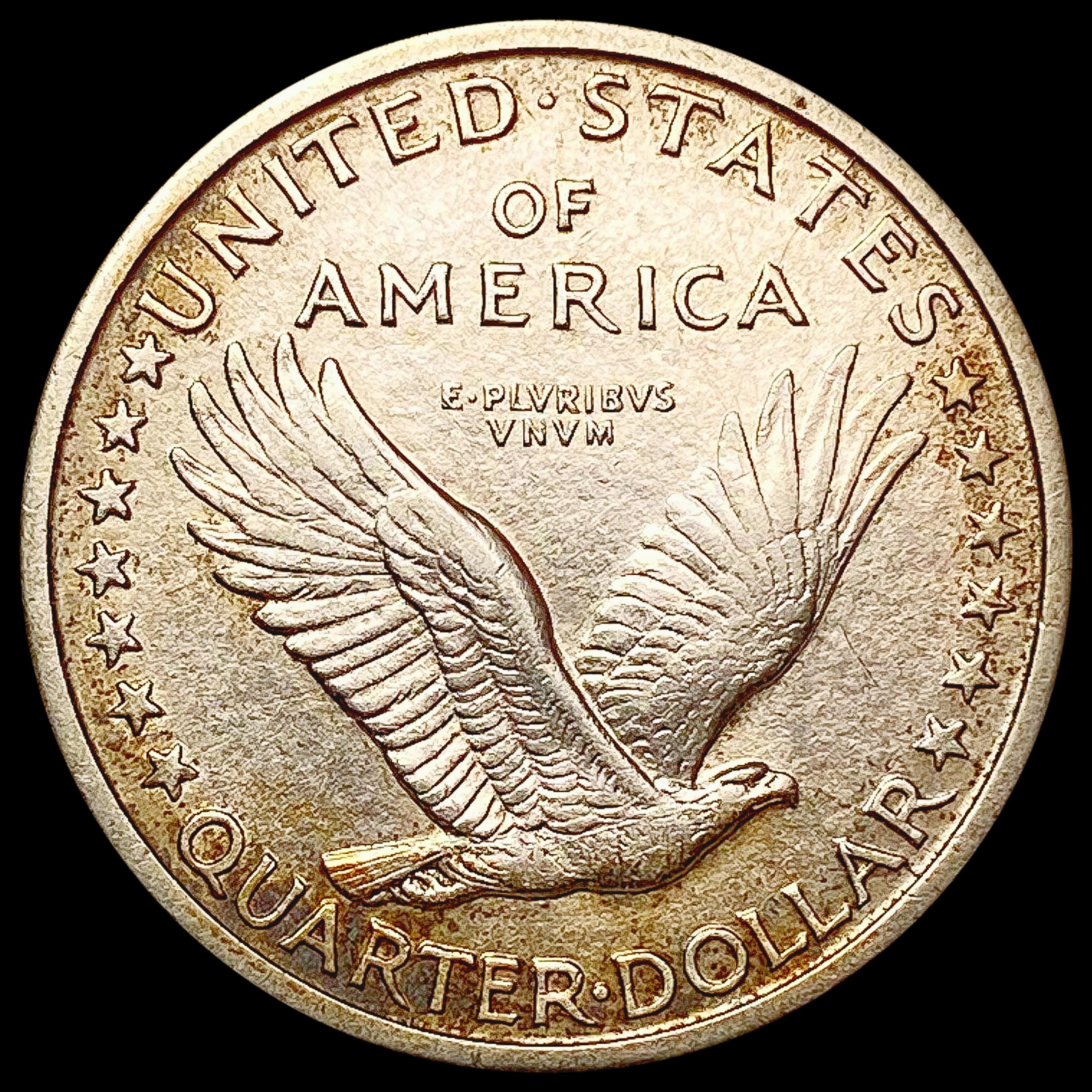 1917-D FH Standing Liberty Quarter CHOICE AU