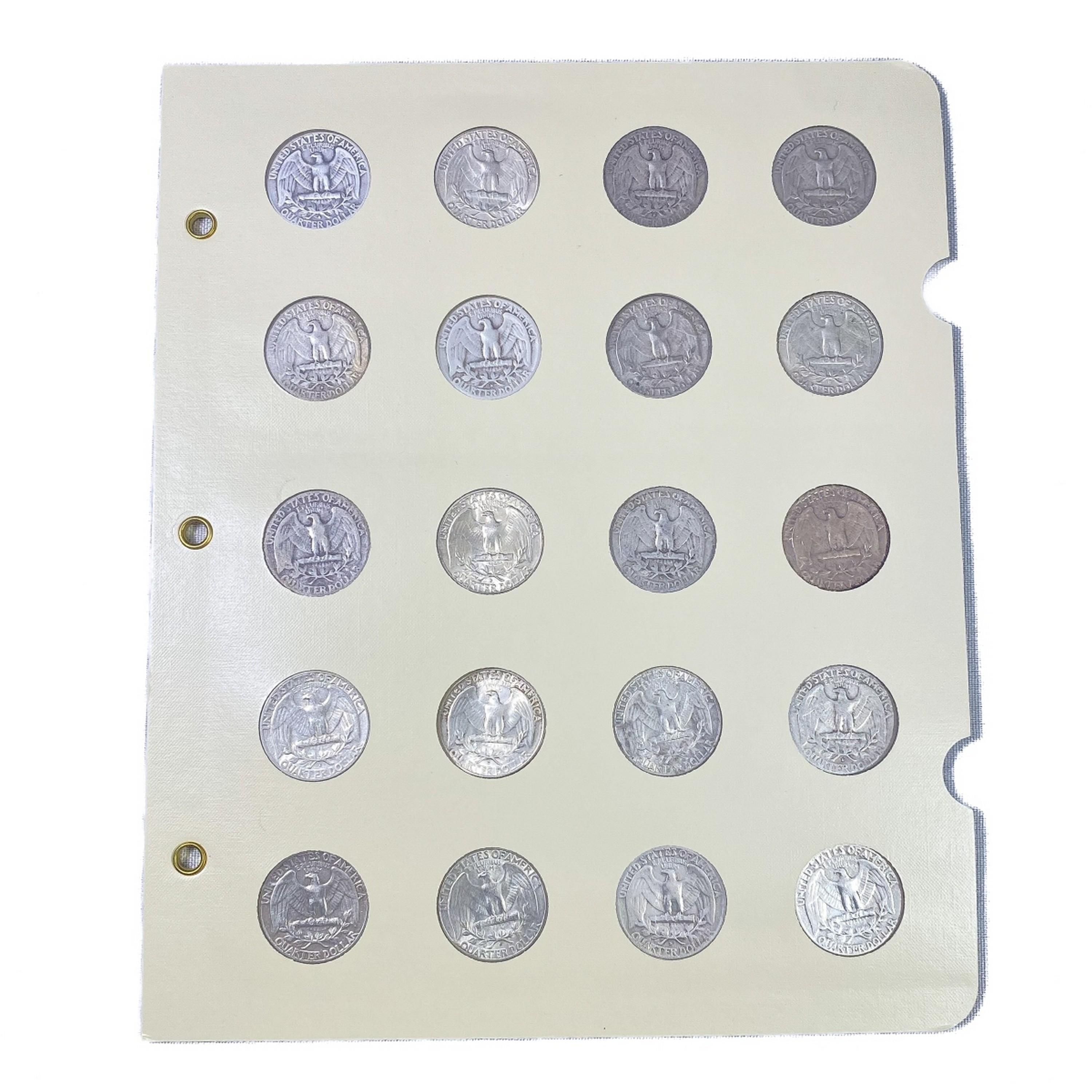 1932-1963 Washington Quarter Book (160 Coins)