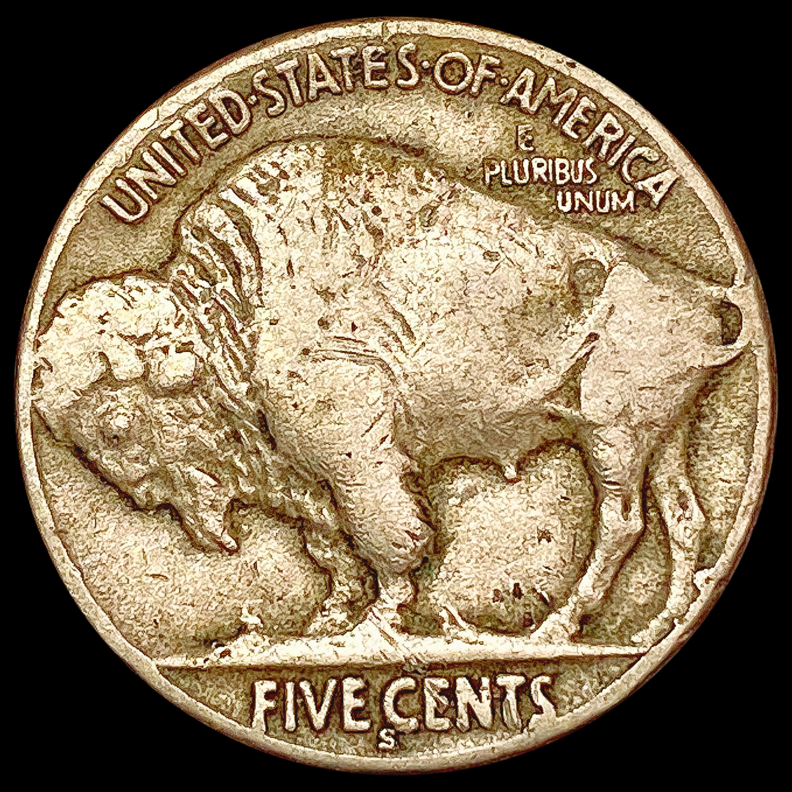 1926-S Buffalo Nickel LIGHTLY CIRCULATED