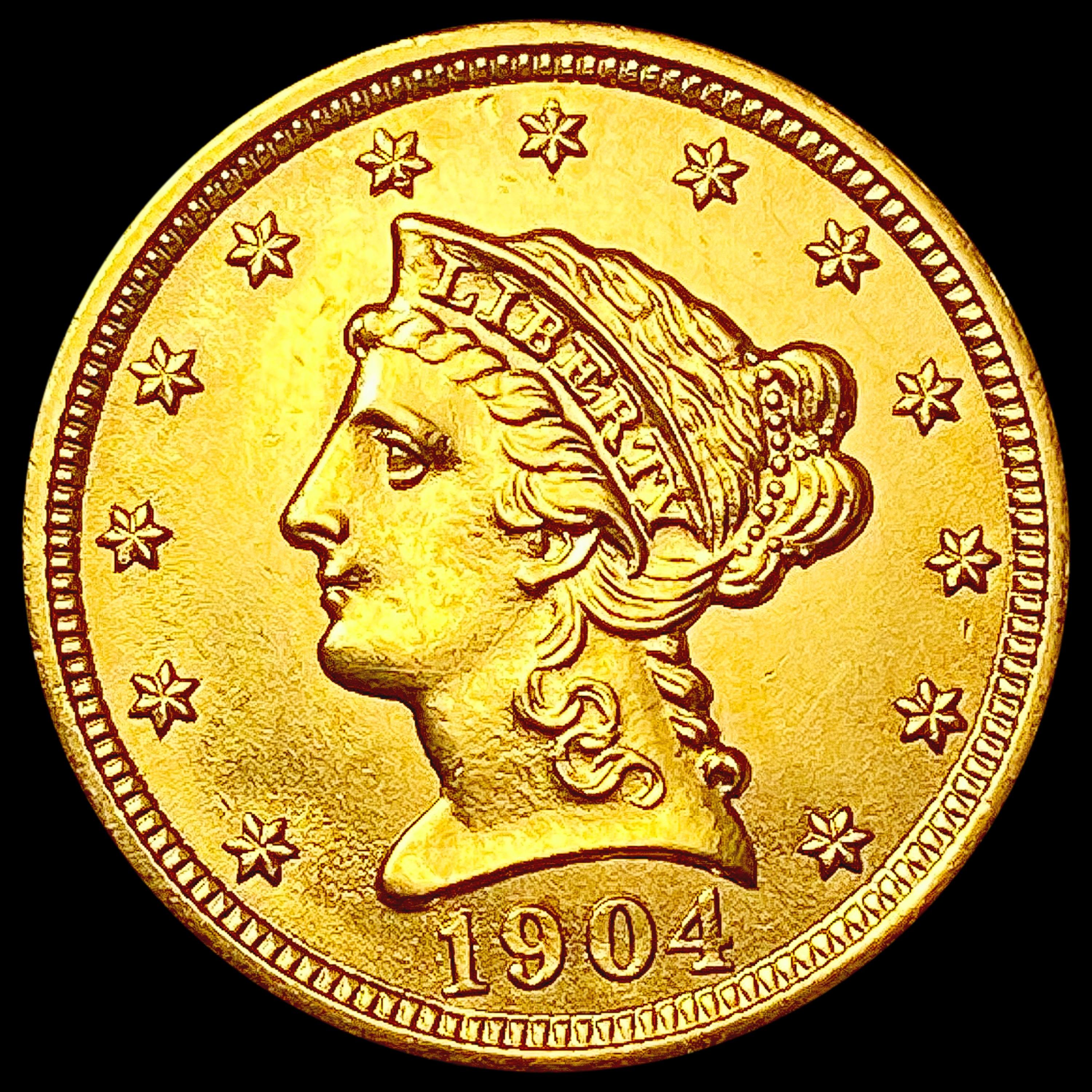 1904 $2.50 Gold Quarter Eagle UNCIRCULATED