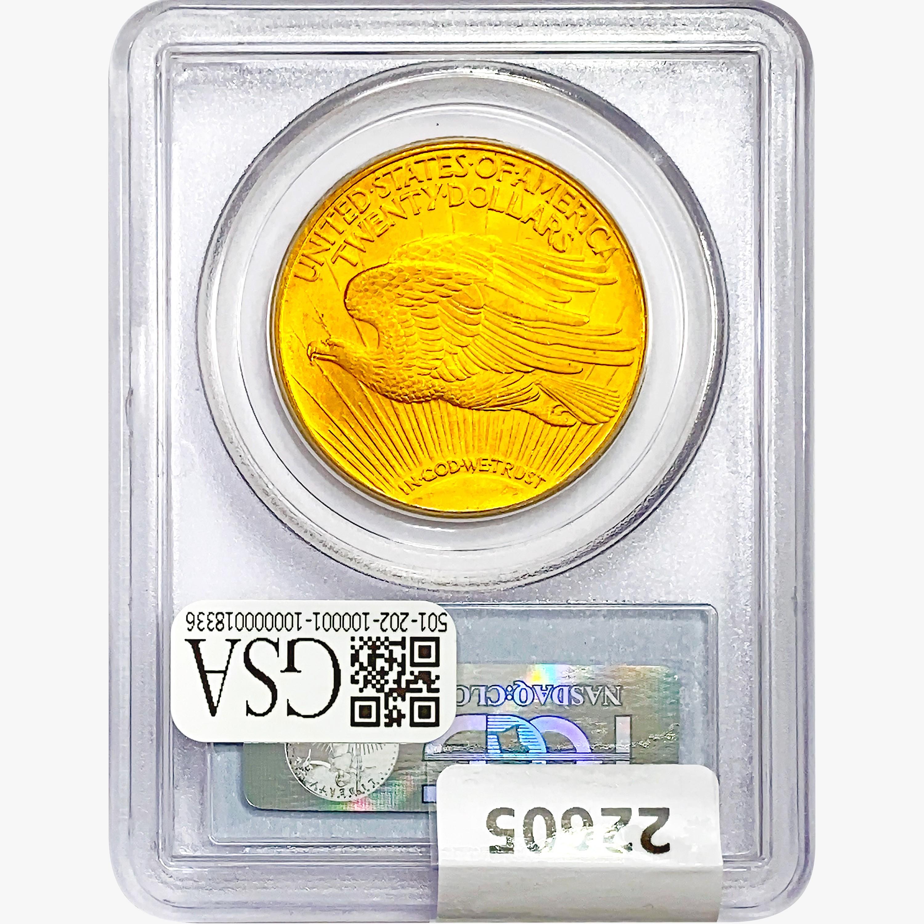 1924 $20 Gold Double Eagle PCGS MS63