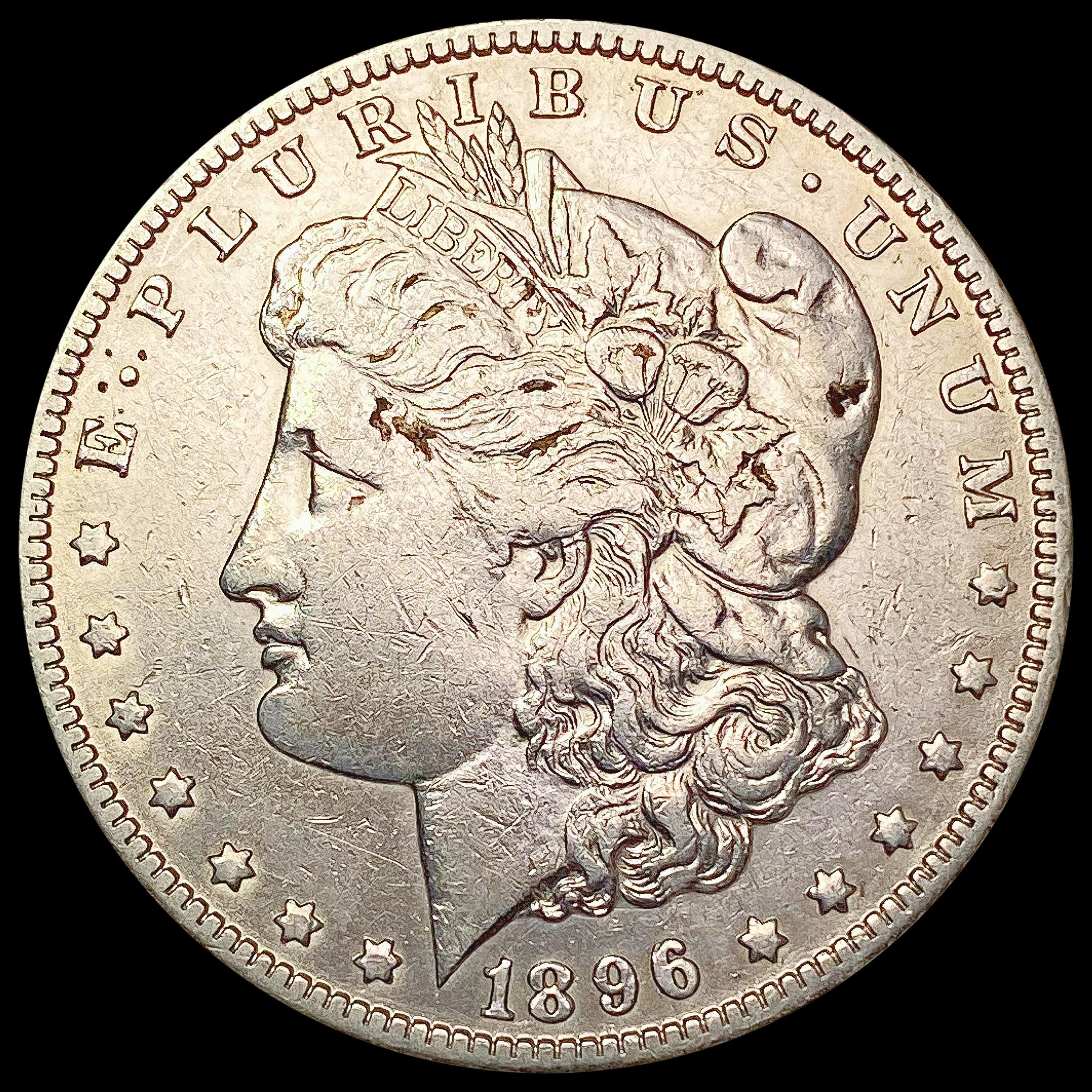 1896-O Morgan Silver Dollar CLOSELY UNCIRCULATED