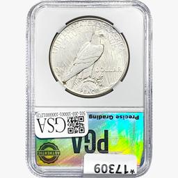 1927-S Silver Peace Dollar PGA MS62