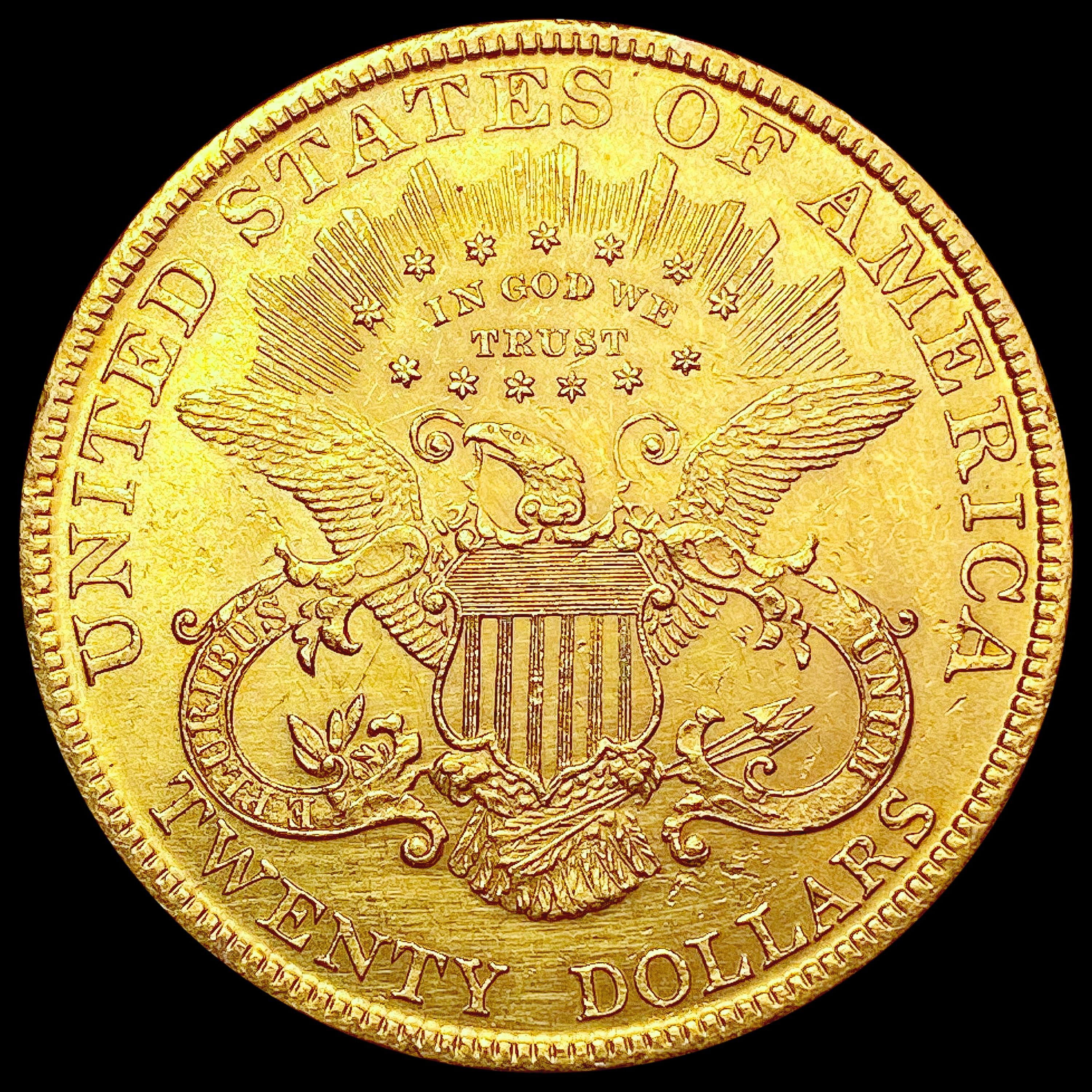 1896 $20 Gold Double Eagle CHOICE AU