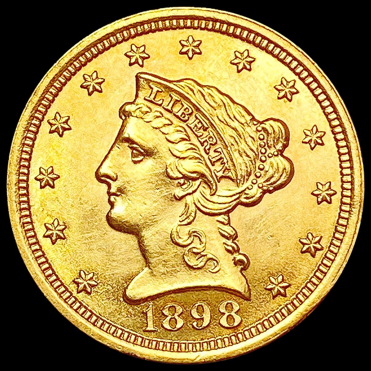 1898 $2.50 Gold Quarter Eagle UNCIRCULATED