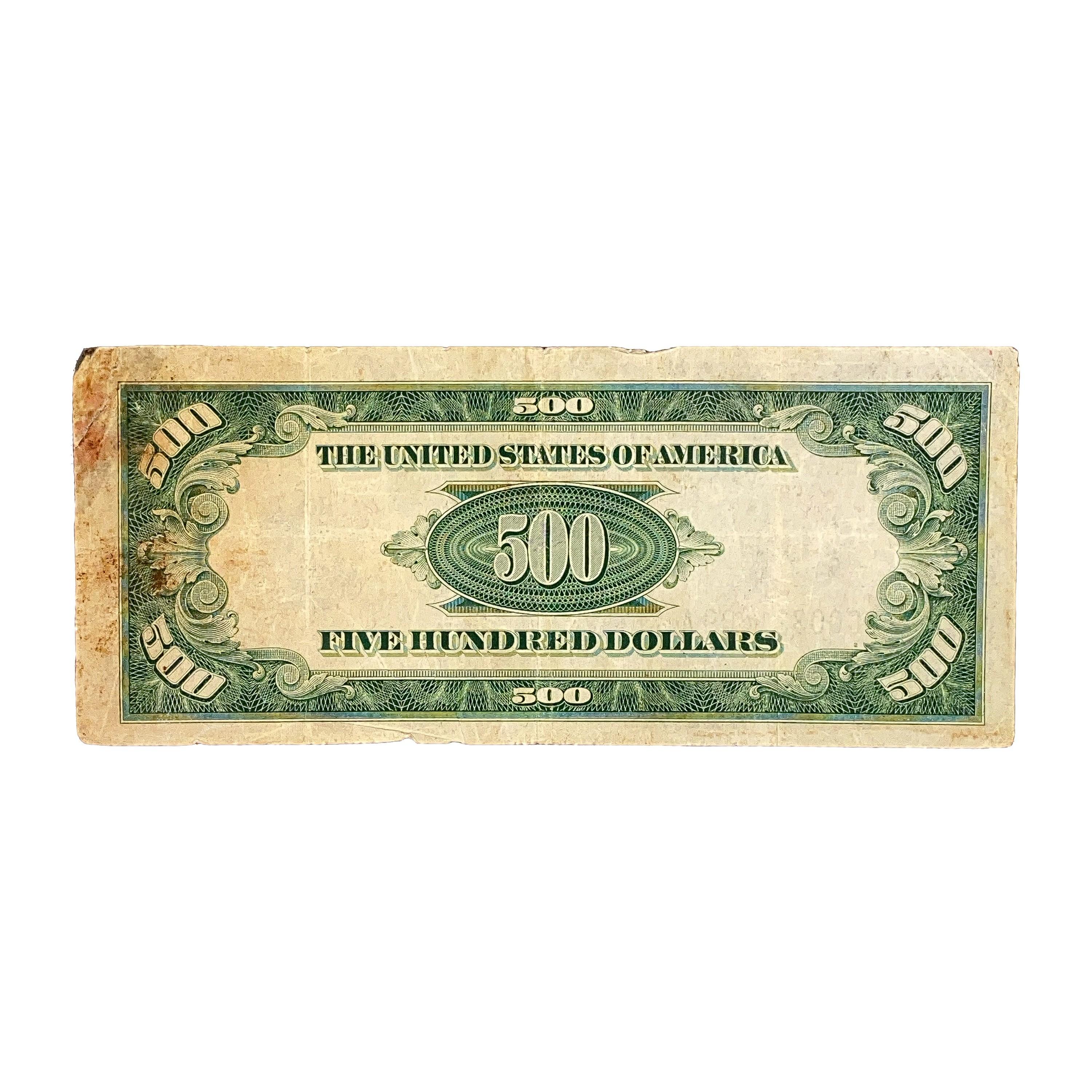 1934 $500 Federal Reserve Note