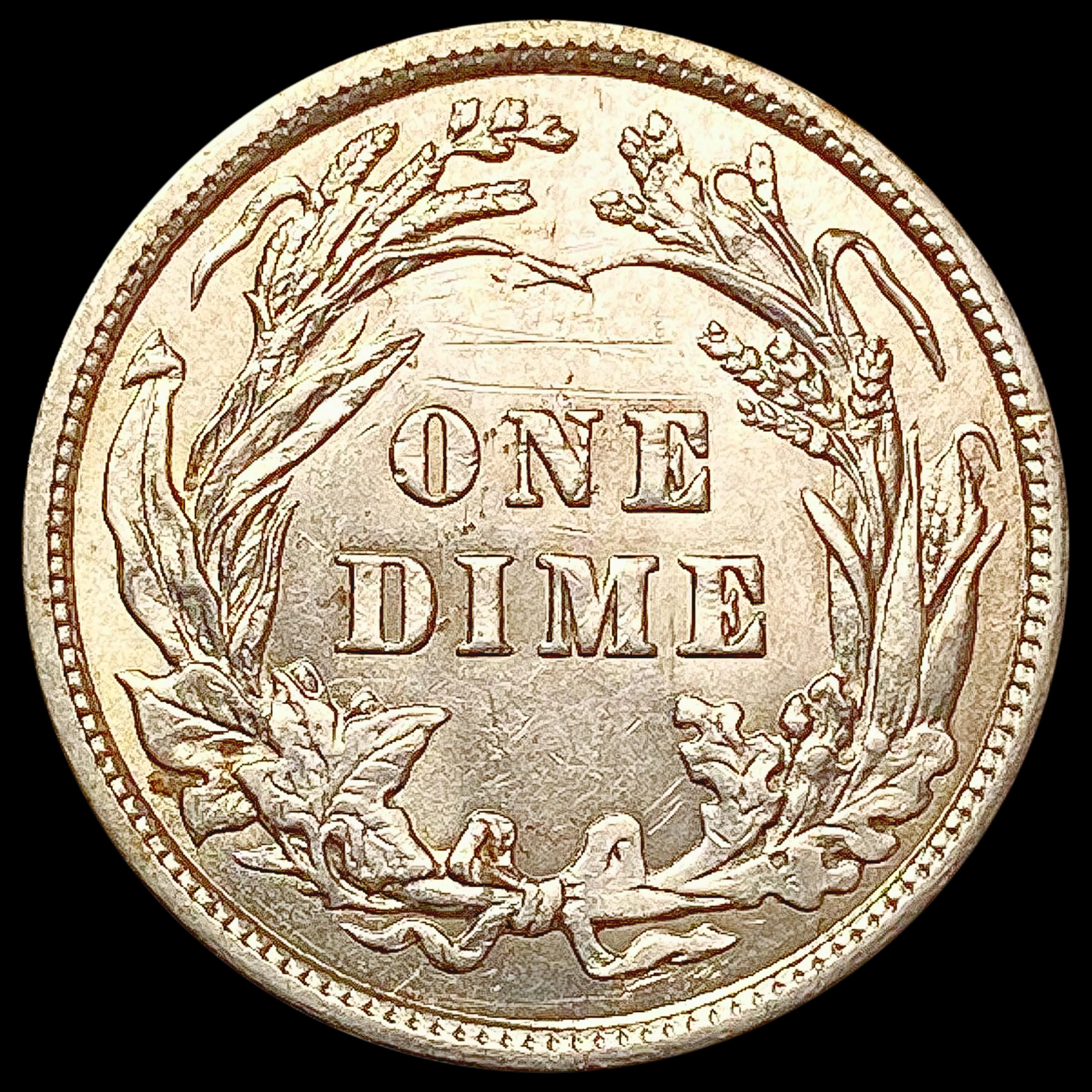 1907 Barber Dime UNCIRCULATED