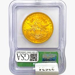 1895 $20 Gold Double Eagle ICG MS63