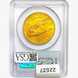 1927 $20 Gold Double Eagle PCGS MS65