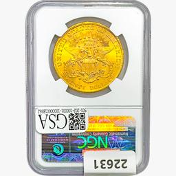 1904 $20 Gold Double Eagle NGC MS63