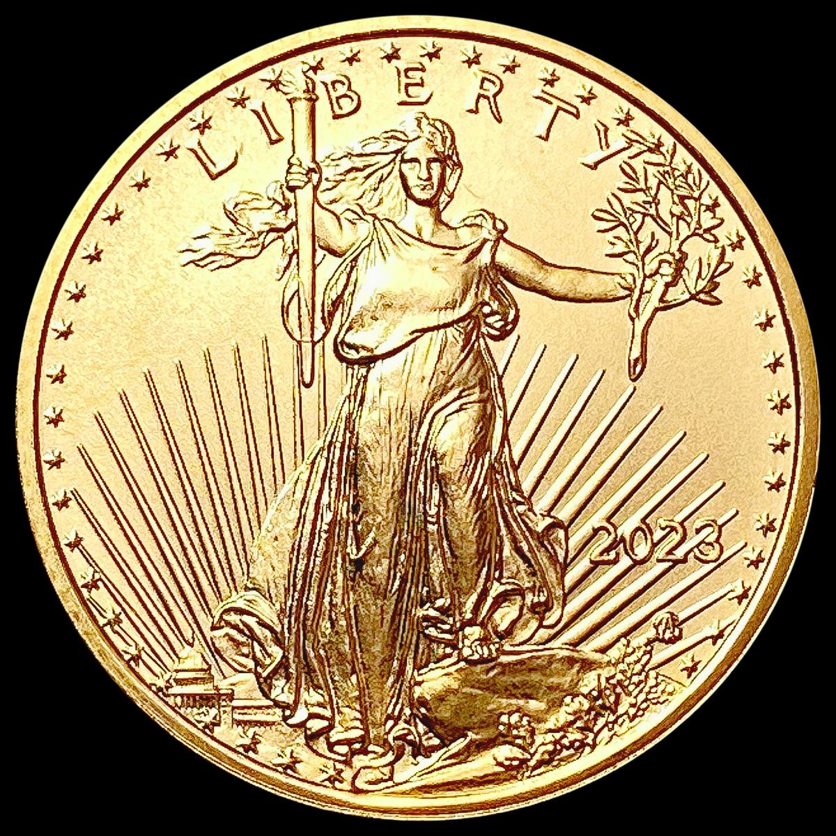 2023 American Gold Eagle 1/4oz SUPERB GEM BU