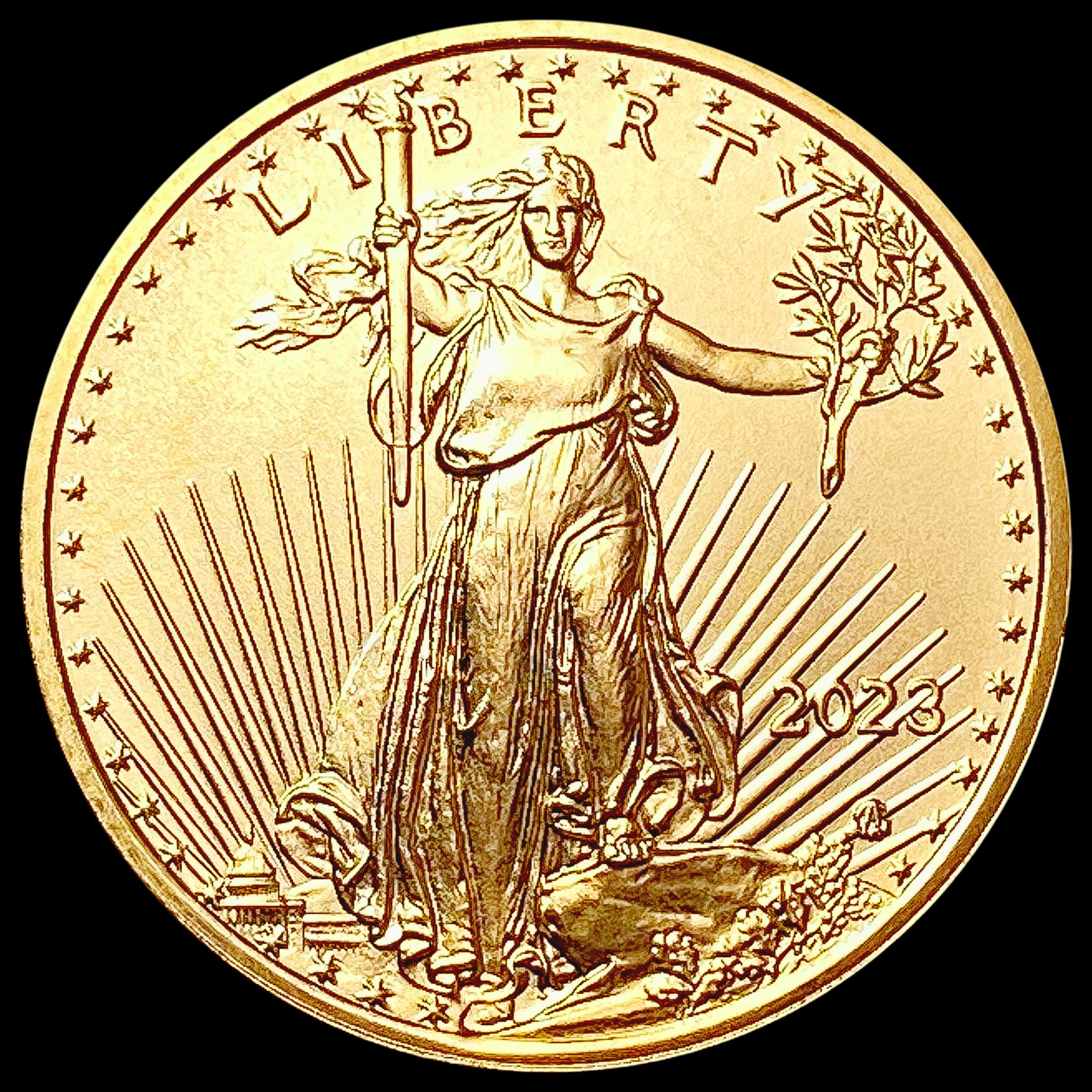 2023 American Gold Eagle 1/4oz SUPERB GEM BU