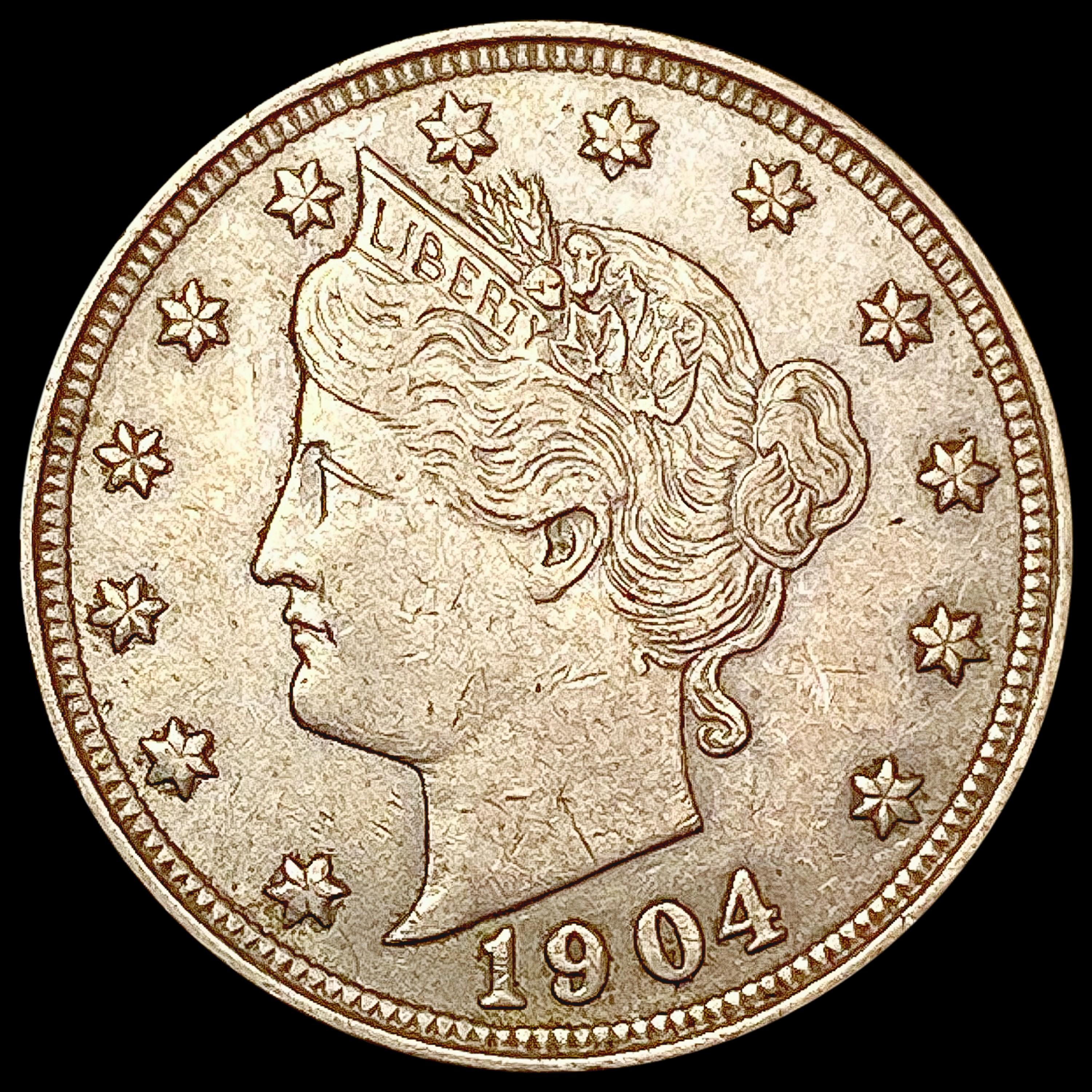 1904 Liberty Victory Nickel CHOICE AU