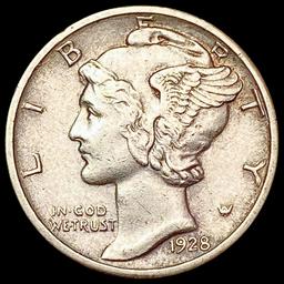 1928-S Mercury Dime NEARLY UNCIRCULATED