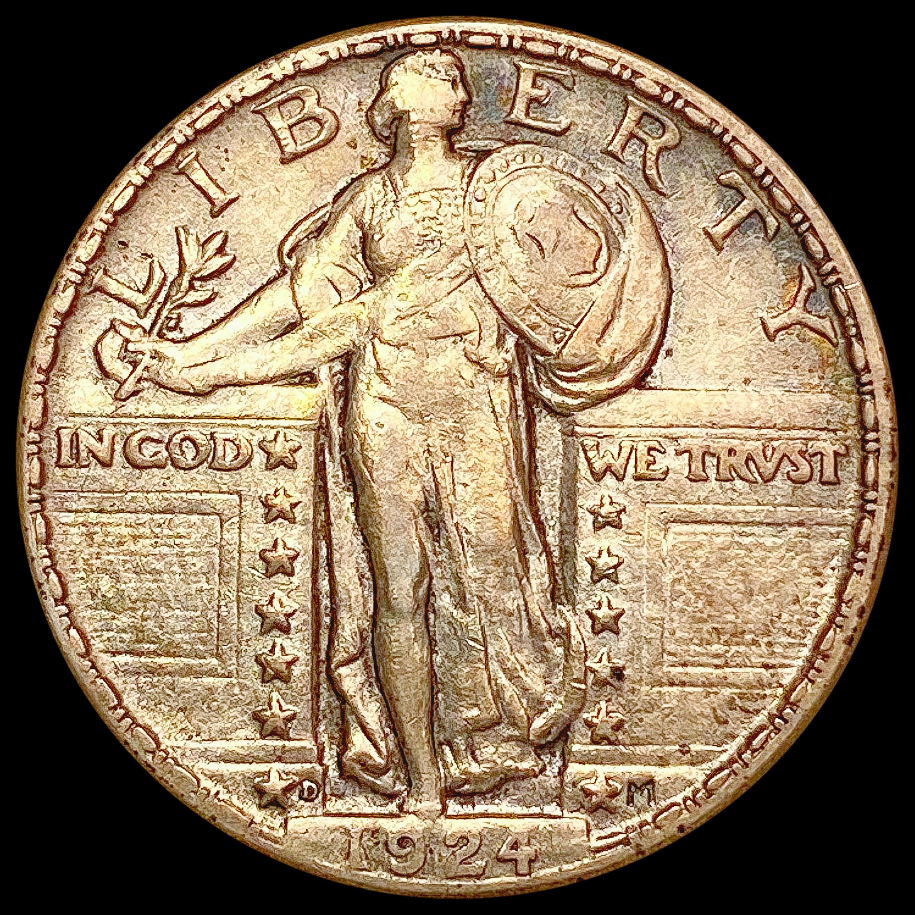 1924-D Standing Liberty Quarter NEARLY UNCIRCULATE