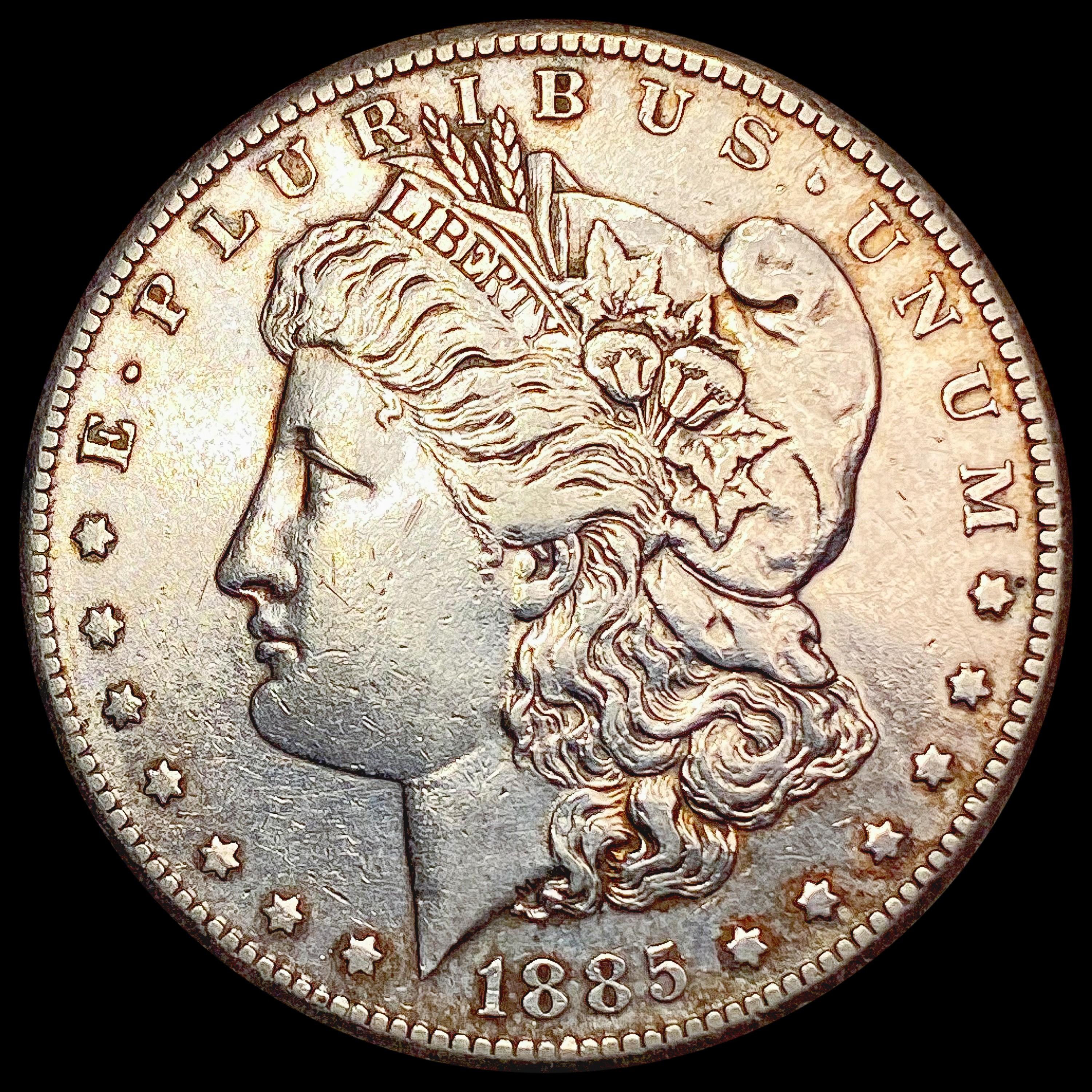 1885-S Morgan Silver Dollar NEARLY UNCIRCULATED