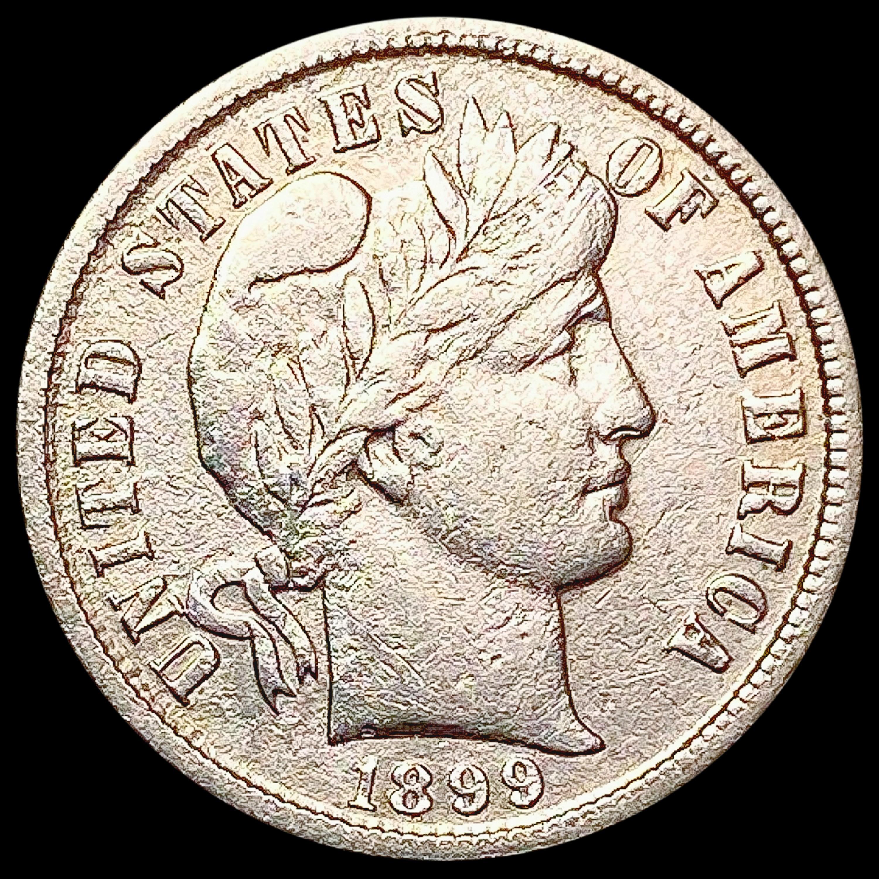 1899 Barber Dime CLOSELY UNCIRCULATED