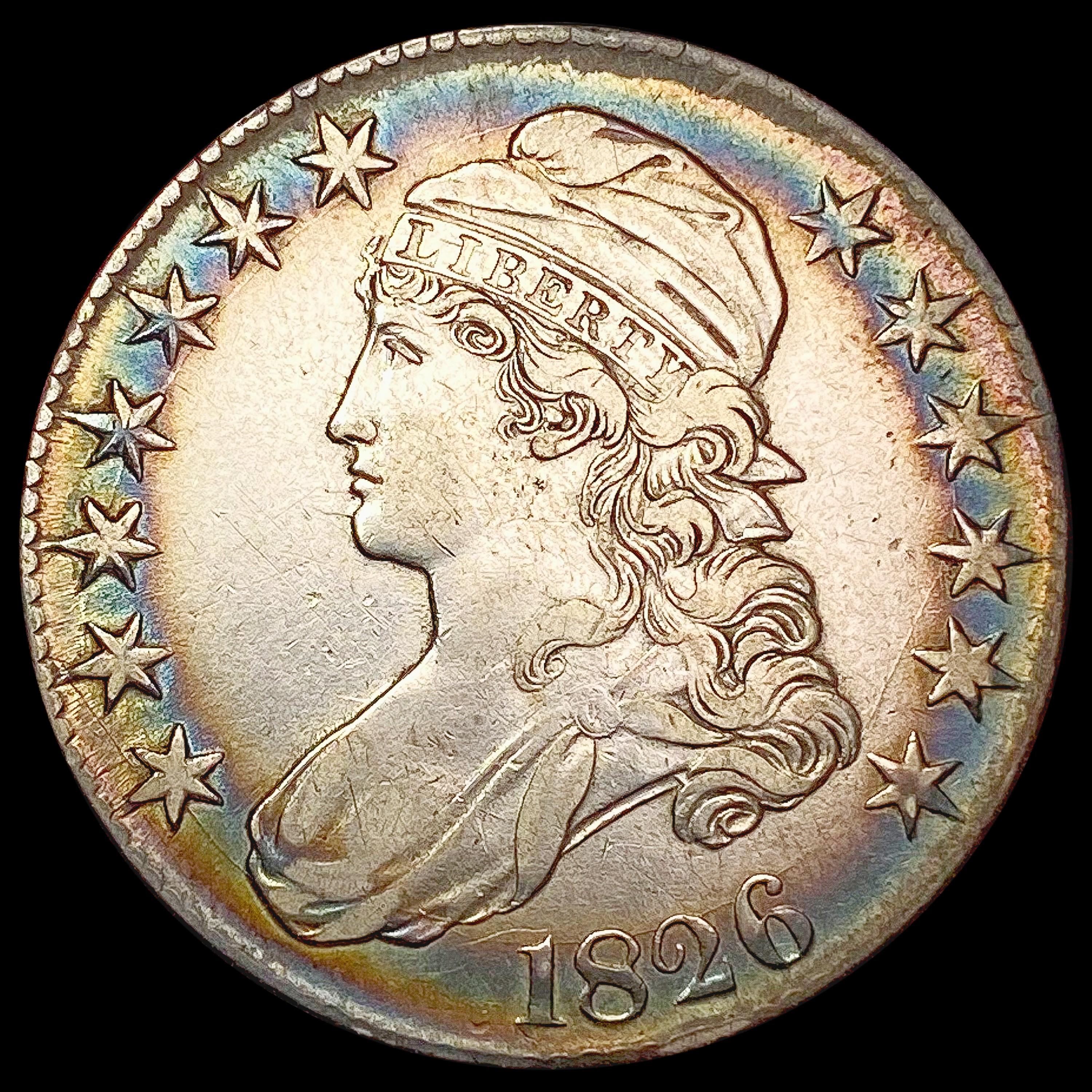 1826 Capped Bust Half Dollar CLOSELY UNCIRCULATED