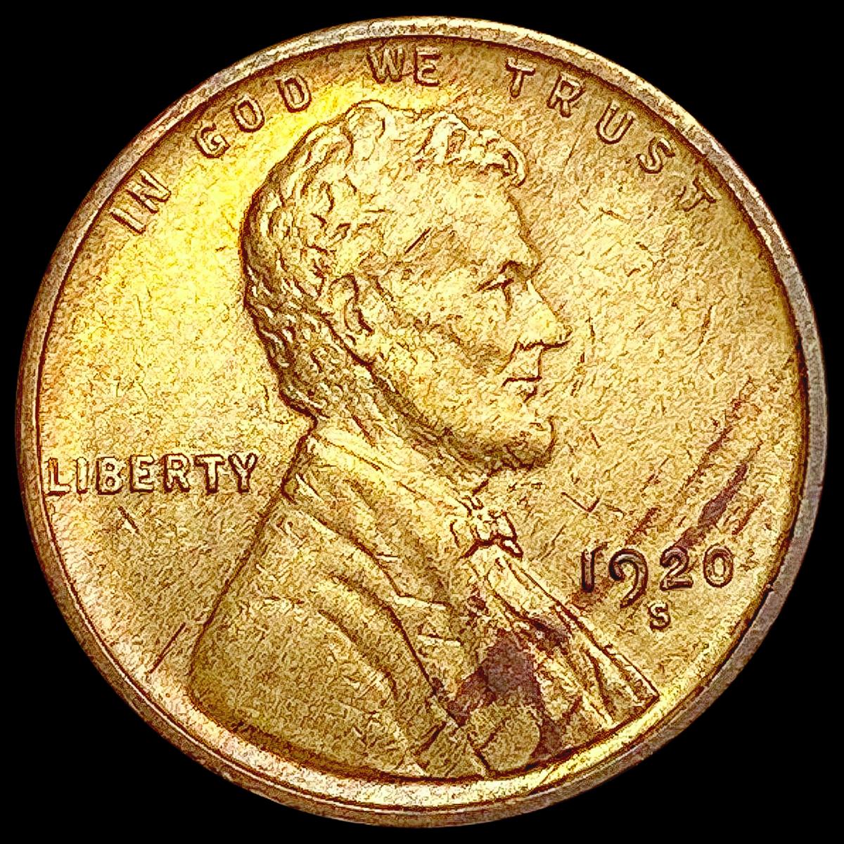 1920-S Wheat Cent UNCIRCULATED