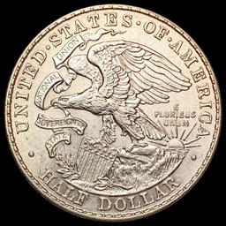 1918 Illinois Half Dollar CLOSELY UNCIRCULATED