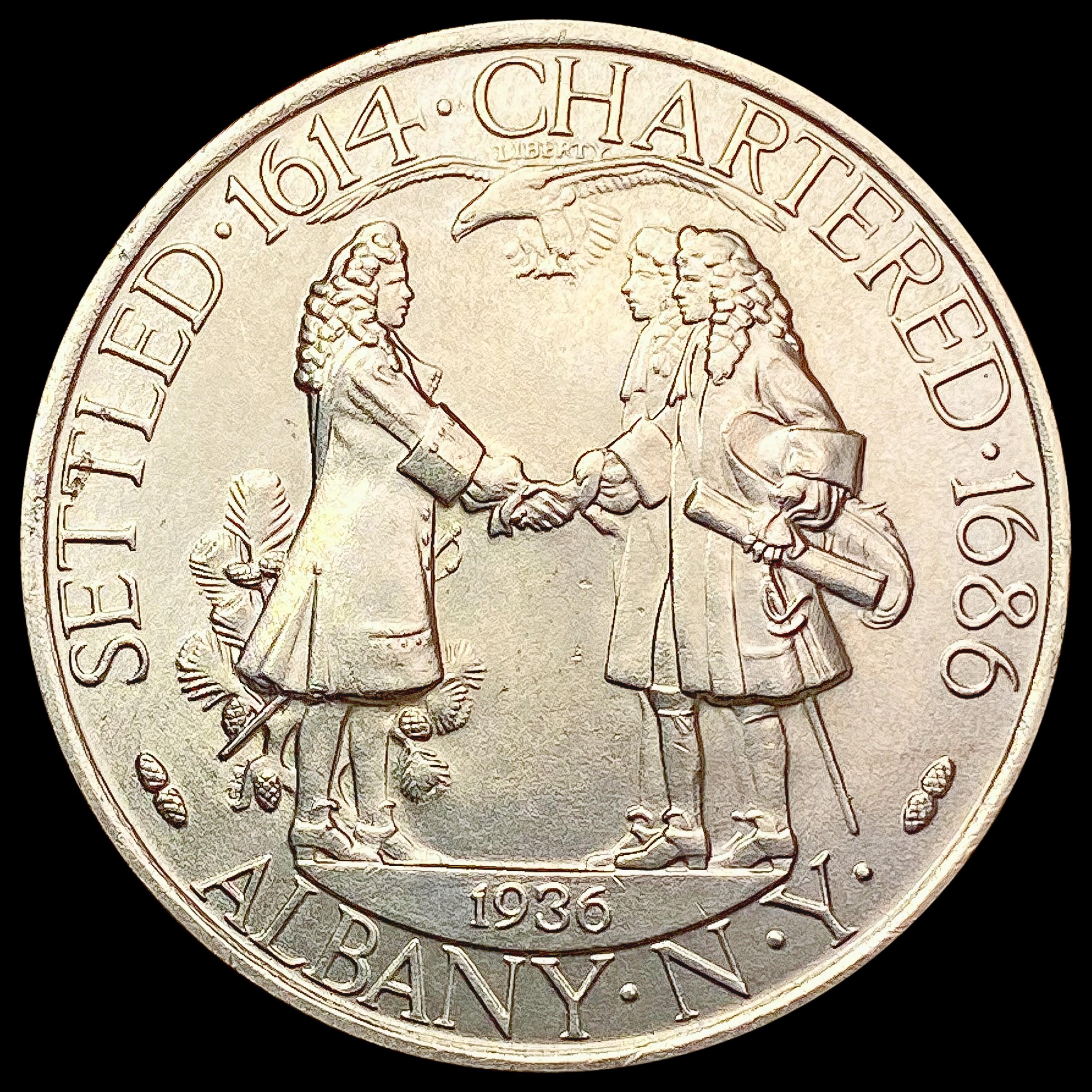 1936 Albany Half Dollar GEM BU