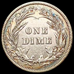 1902 Barber Dime CHOICE AU