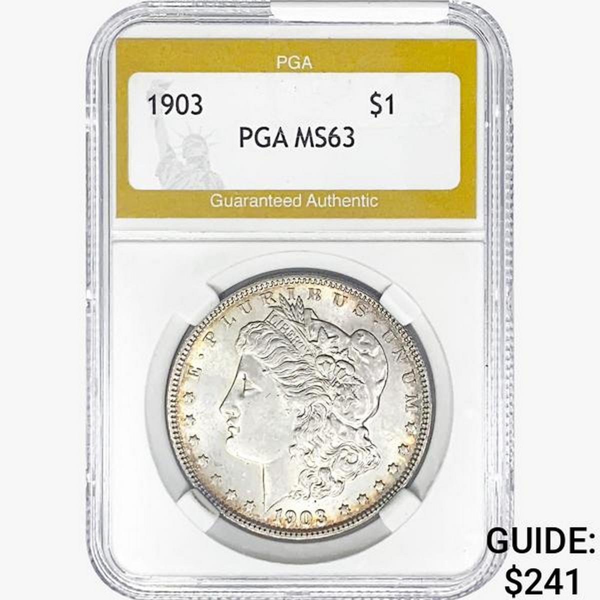 1903 Morgan Silver Dollar PGA MS63