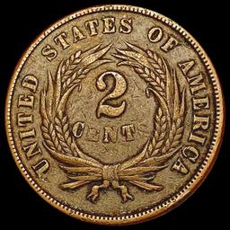 1865 Two Cent Piece LIGHTLY CIRCULATED