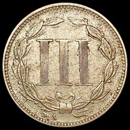 1872 Nickel Three Cent LIGHTLY CIRCULATED