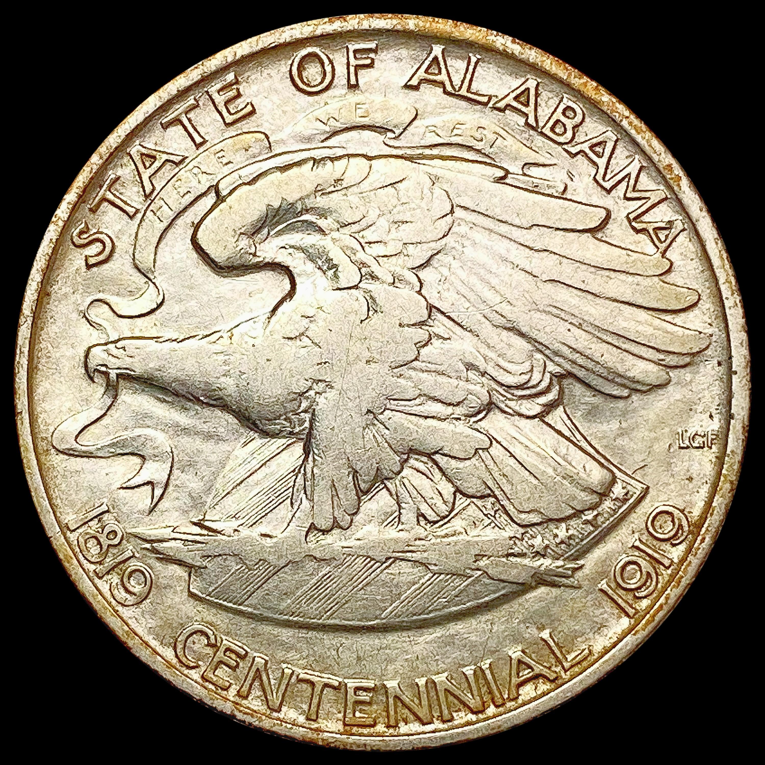 1921 Alabama Half Dollar CLOSELY UNCIRCULATED