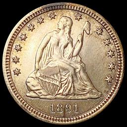 1891 Seated Liberty Quarter UNCIRCULATED