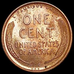 1909 VDB RED Wheat Cent UNCIRCULATED