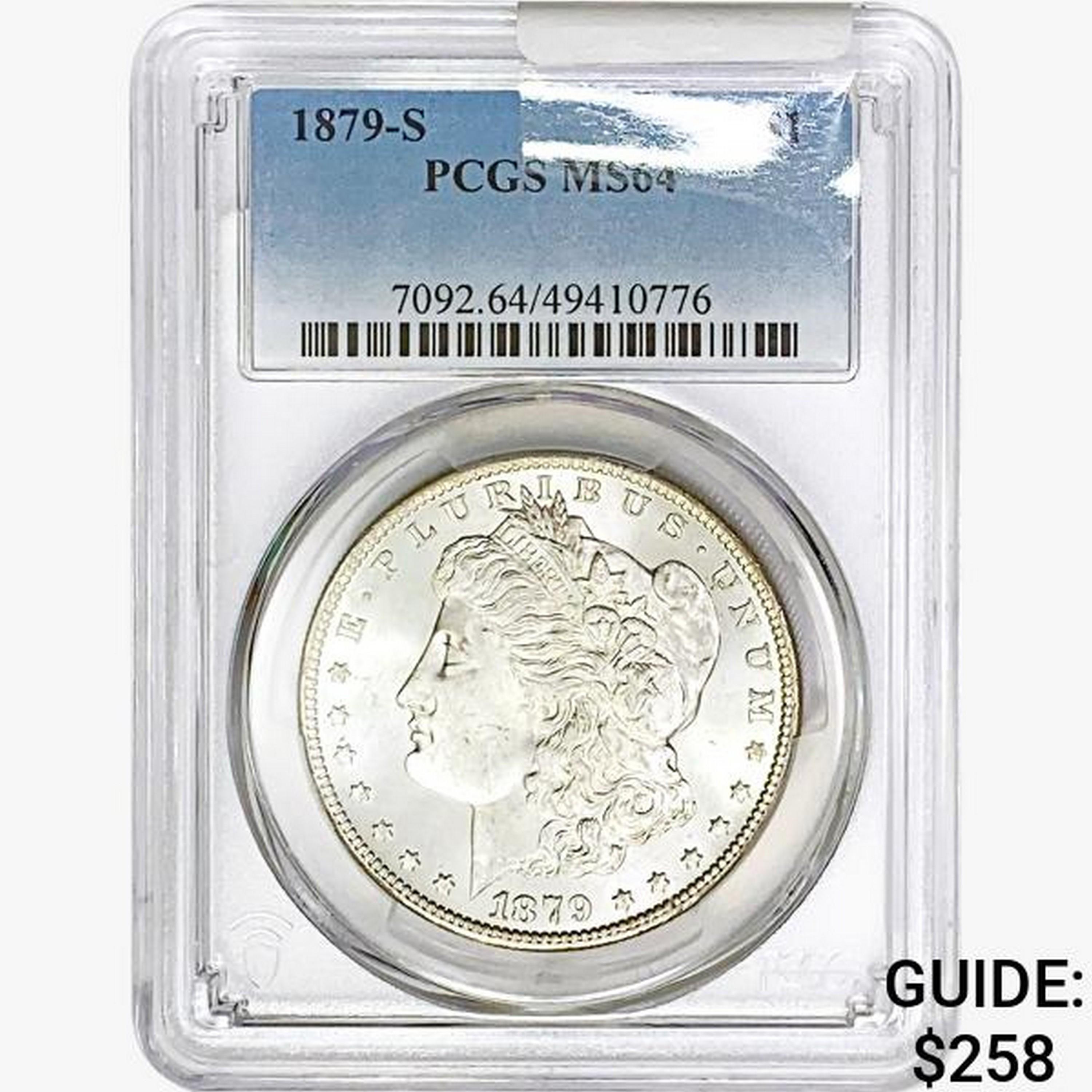 1879-S Morgan Silver Dollar PCGS MS64