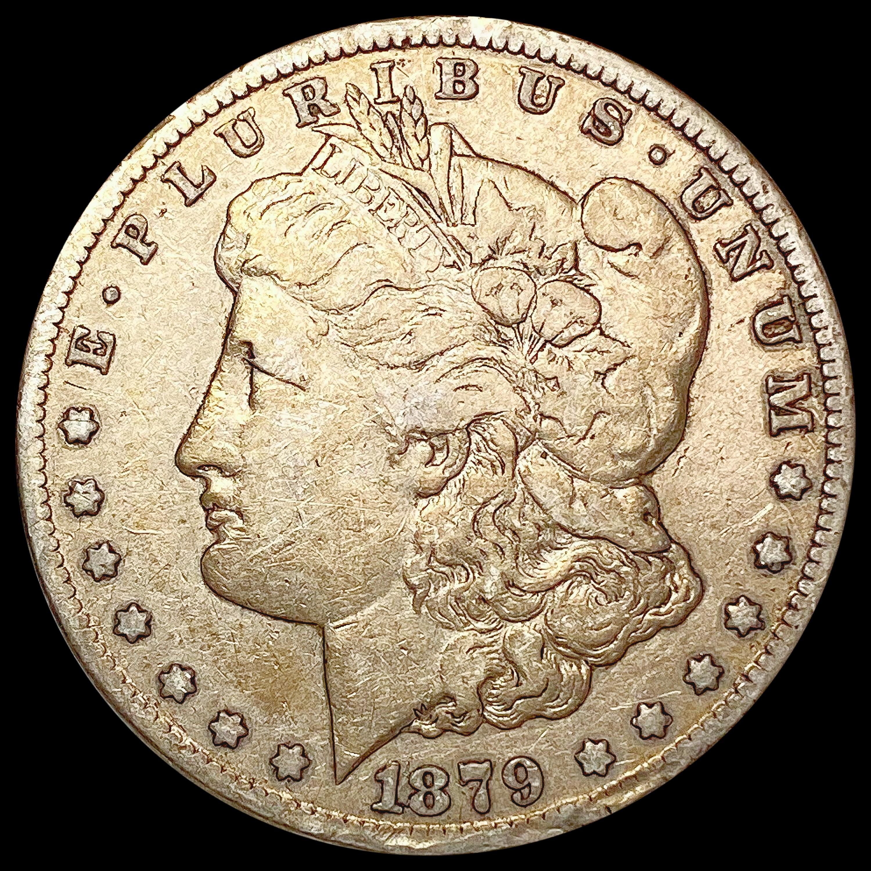 1879-CC Morgan Silver Dollar LIGHTLY CIRCULATED