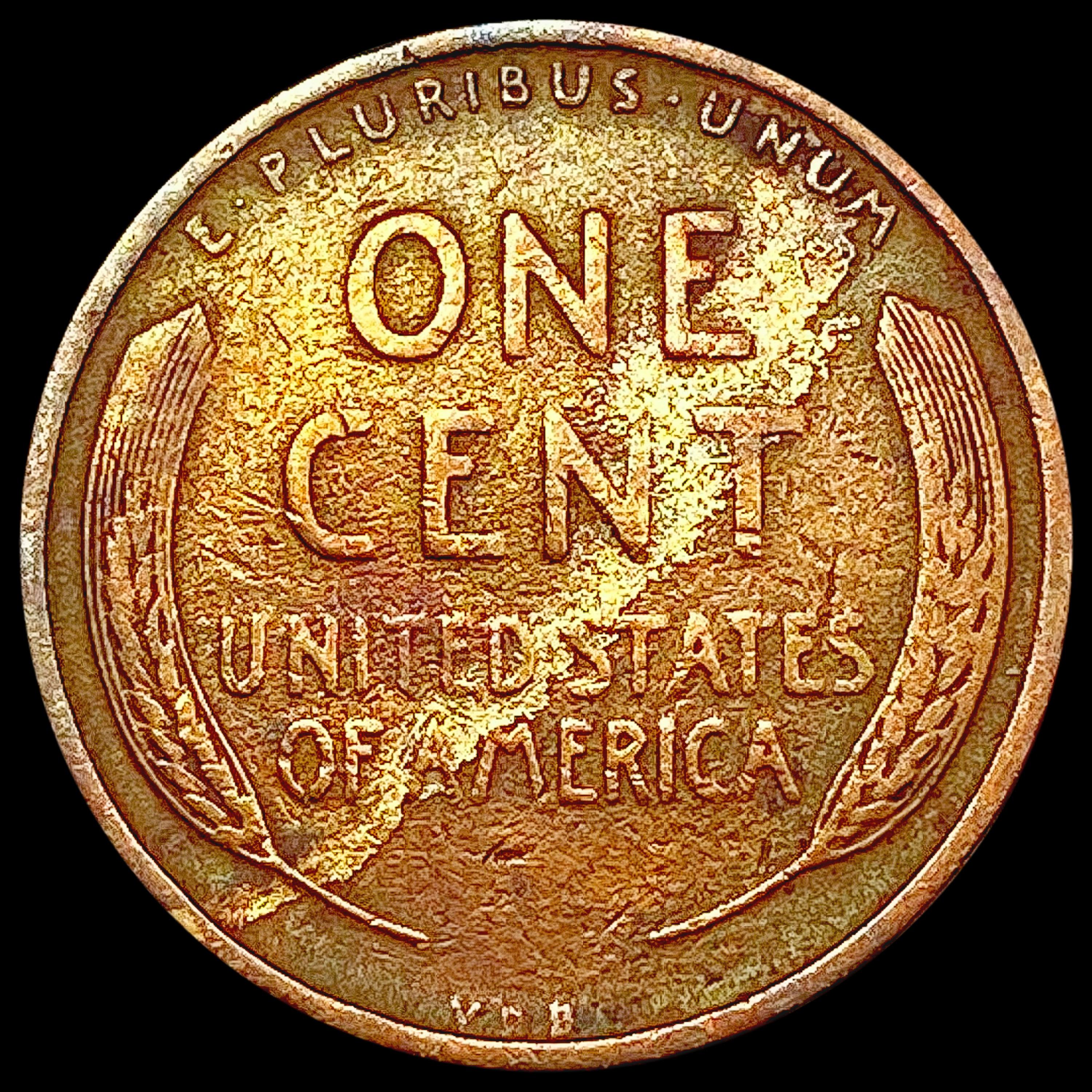 1909-S VDB Wheat Cent NEARLY UNCIRCULATED