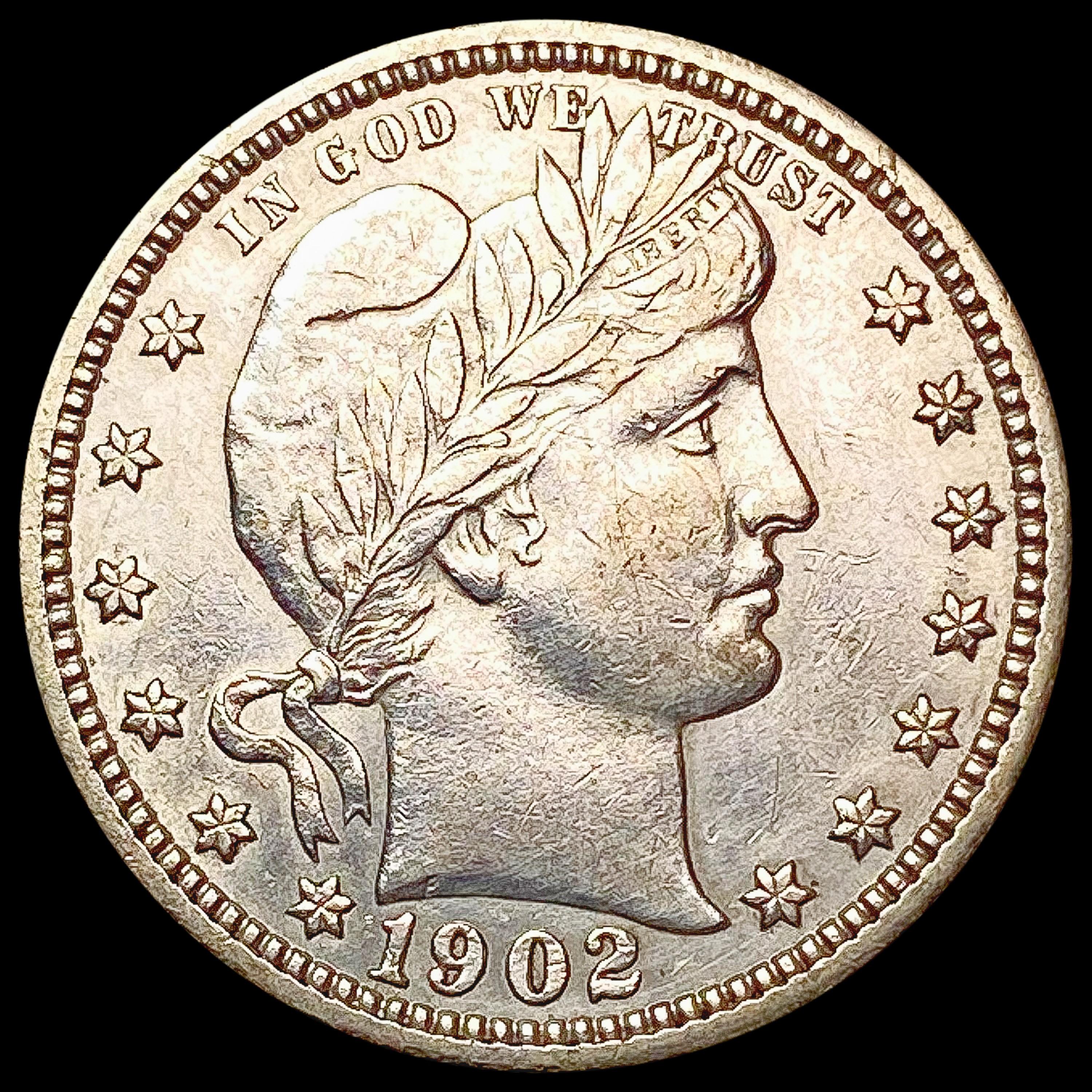 1902 Barber Quarter CLOSELY UNCIRCULATED