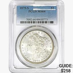 1879-S Morgan Silver Dollar PCGS MS64