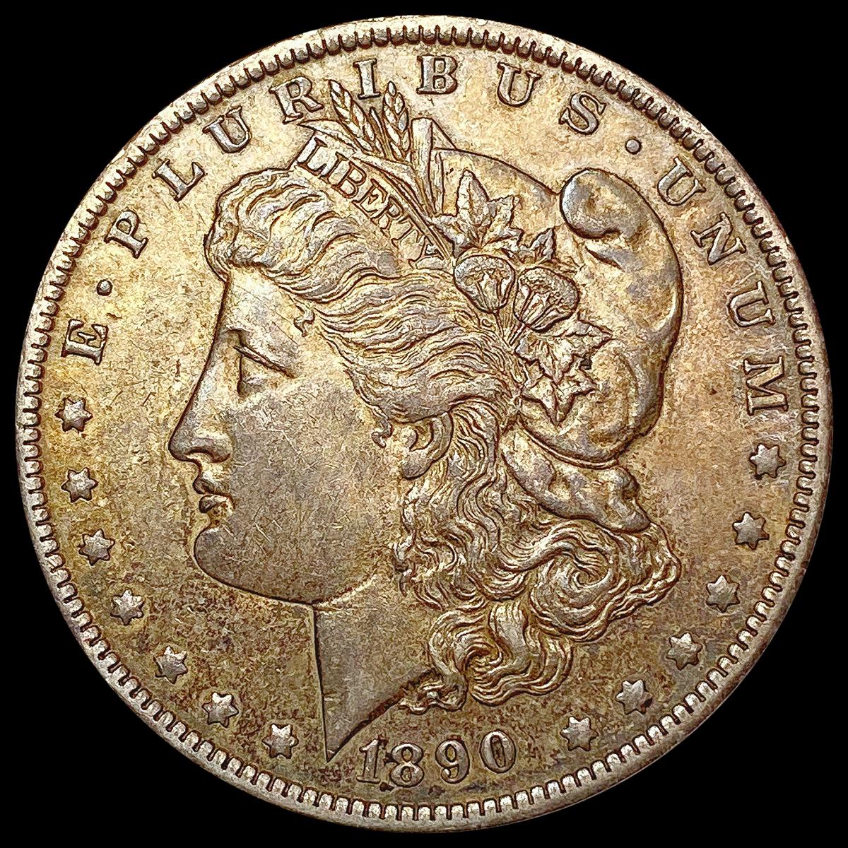 1890-O Morgan Silver Dollar CLOSELY UNCIRCULATED