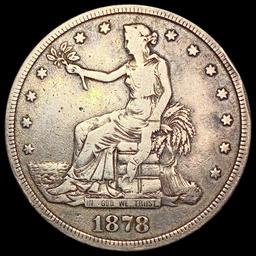 1878-S Silver Trade Dollar NICELY CIRCULATED