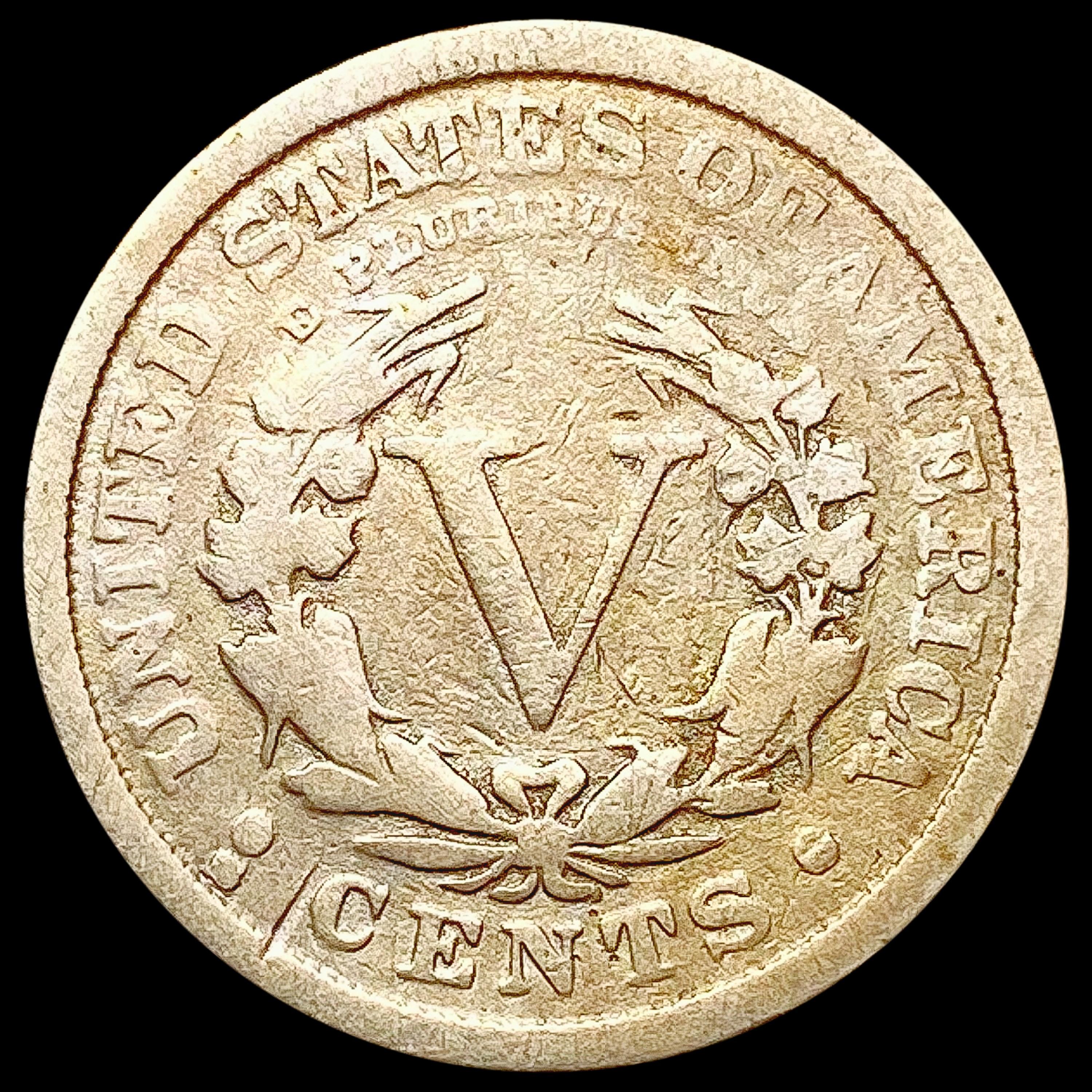 1912-S Liberty Victory Nickel NICELY CIRCULATED