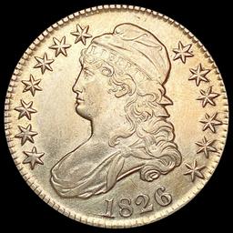 1826 Capped Bust Half Dollar CHOICE AU