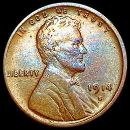 1914-S Wheat Cent CLOSELY UNCIRCULATED