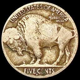 1913-S Ty 2 Buffalo Nickel NICELY CIRCULATED